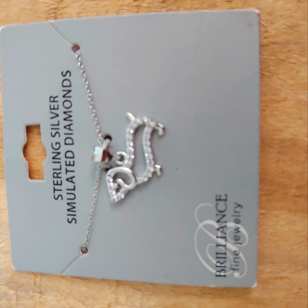 New Dachshund Dog Sterling Silver Necklace by Brilliance